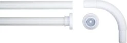 Sealskin Seallux Douchegordijnstangset - Wit