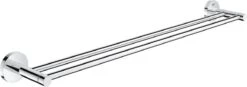 GROHE Essentials Dubbele Handdoekhouder - 60 Cm - Metaal - Chroom - 40802001