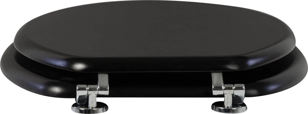 Plieger Classic Toiletbril – Wc Bril Zwart Gelakt MDF – Wc Brillen Met Deksel – Met Bevestigingsset 11 Plieger Classic Toiletbril – Wc Bril Zwart Gelakt MDF – Wc Brillen Met Deksel – Met Bevestigingsset - Afbeelding 11