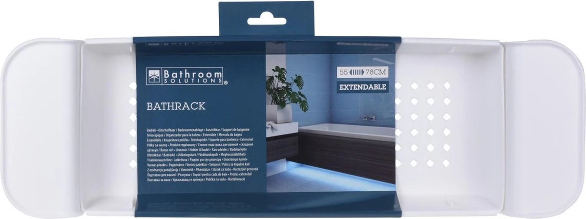 Bathroom Solutions - 55 Tot 78cm - Uitschuifbaar Badrek 5 Bathroom Solutions - 55 Tot 78cm - Uitschuifbaar Badrek - Afbeelding 5
