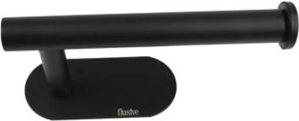 Flusive Toiletrolhouder Met 4 Handdoekhaakjes - Wc Rolhouder - Zelfklevend Zonder Boren - RVS - Zwart 12 Flusive Toiletrolhouder Met 4 Handdoekhaakjes - Wc Rolhouder - Zelfklevend Zonder Boren - RVS - Zwart - Afbeelding 12