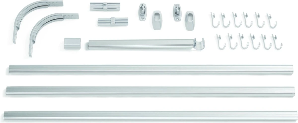 Sealskin Easy Roll 90x90x90 Cm - Aluminium - Mat Zilver 9 Sealskin Easy Roll 90x90x90 Cm - Aluminium - Mat Zilver - Afbeelding 9