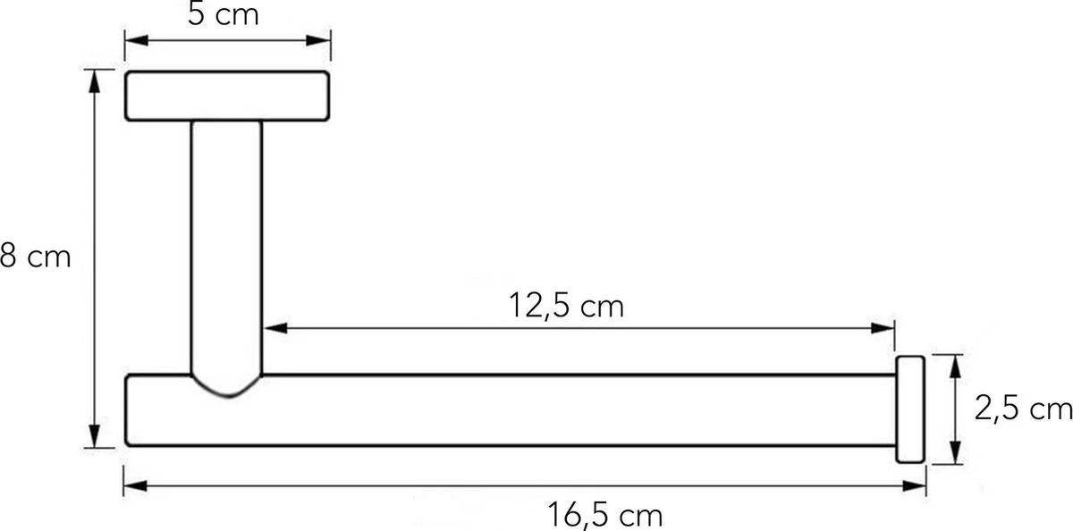Merkloos Toiletrolhouder Zwart - Wc Rolhouder - Zwart - Toilet Rolhouder - Badkamer Accessoires - Toiletrolhouders 7 Merkloos Toiletrolhouder Zwart - Wc Rolhouder - Zwart - Toilet Rolhouder - Badkamer Accessoires - Toiletrolhouders - Afbeelding 7