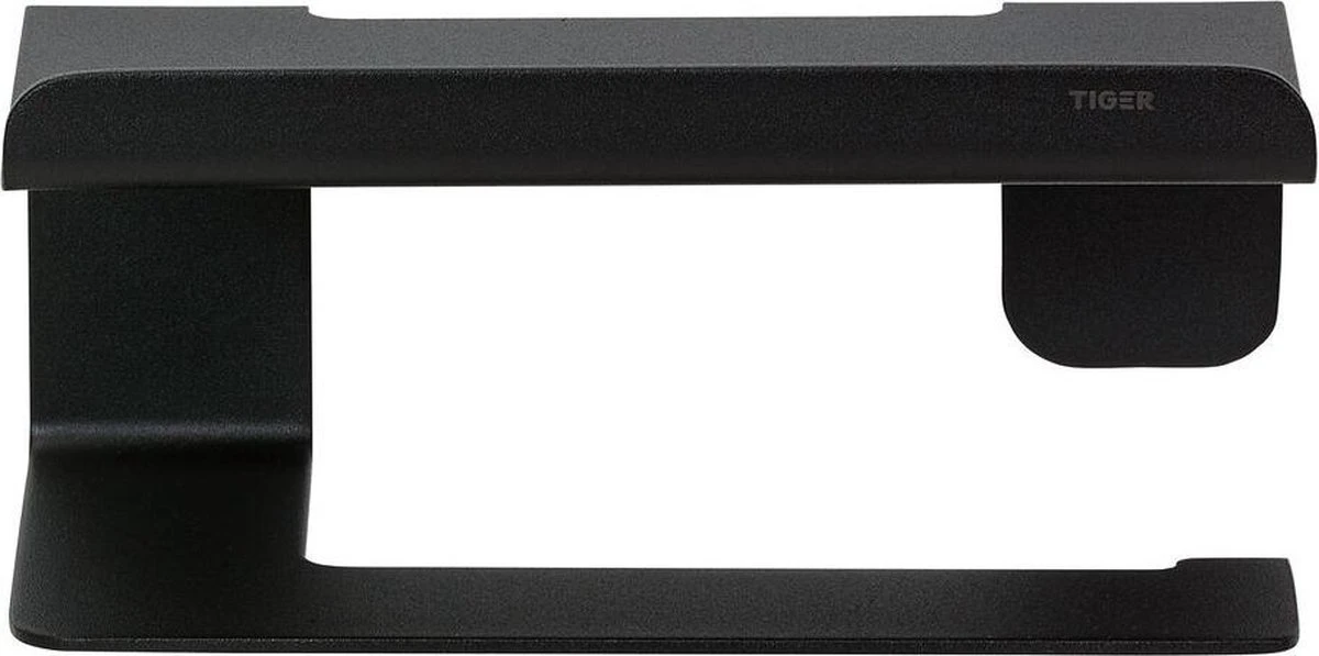 Tiger Colar - Toiletrolhouder Met Planchet - Zwart 5 Tiger Colar - Toiletrolhouder Met Planchet - Zwart - Afbeelding 5
