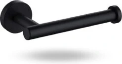 Zigla - WC Rolhouder – Toiletrolhouder – Toiletpapierhouder - WC Rol Houder – RVS – Zwart