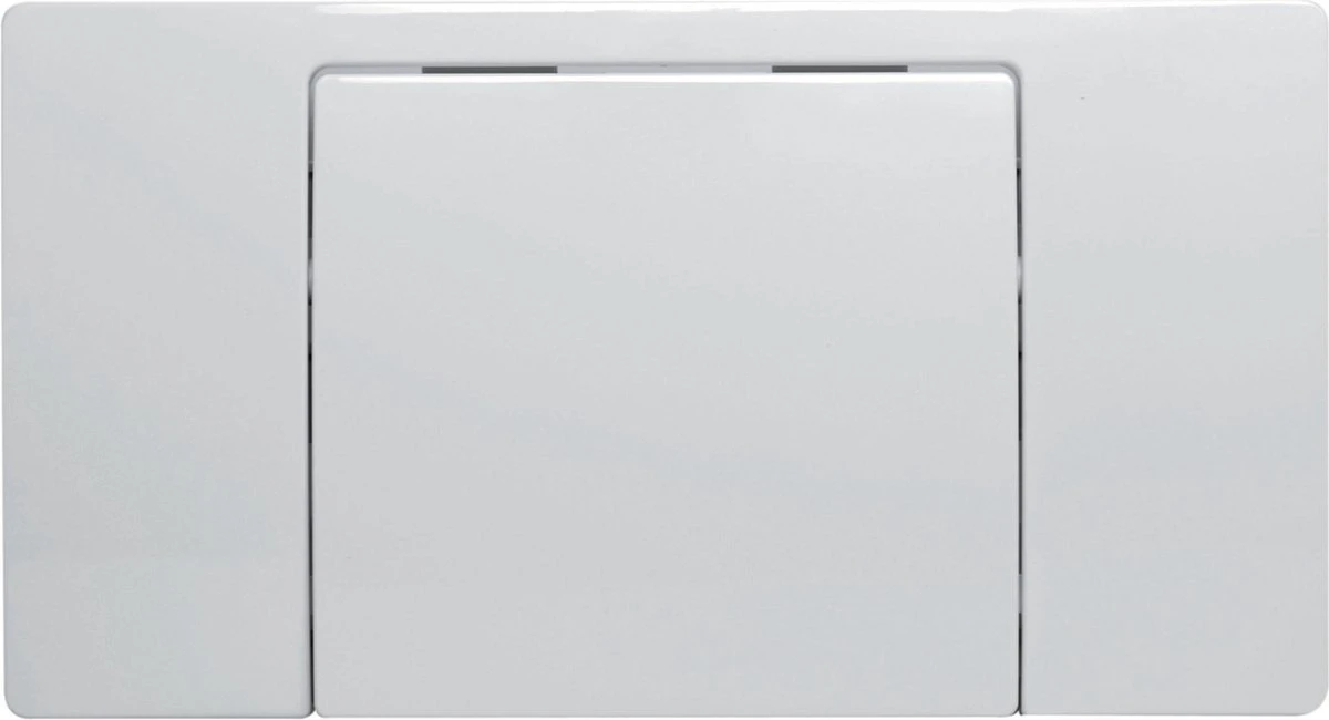 Plieger Neckar Bedieningspaneel – Bedieningspaneel Toilet Wit – Frontbediening – 1 Start/Stop Knop 1 Plieger Neckar Bedieningspaneel – Bedieningspaneel Toilet Wit – Frontbediening – 1 Start/Stop Knop