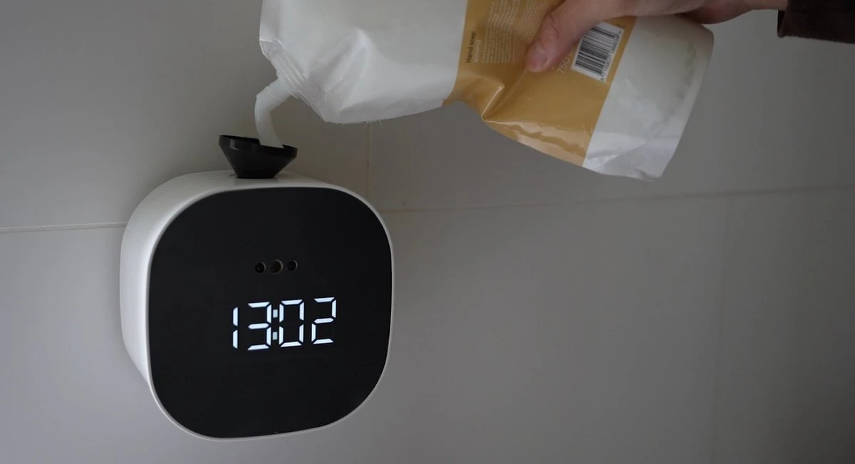 Fufubv Sense Of Soap - Automatische Zeepdispenser - 600ml - USB-C Oplaadbaar - Wandmontage - Zeeppompje 8 Fufubv Sense Of Soap - Automatische Zeepdispenser - 600ml - USB-C Oplaadbaar - Wandmontage - Zeeppompje - Afbeelding 8