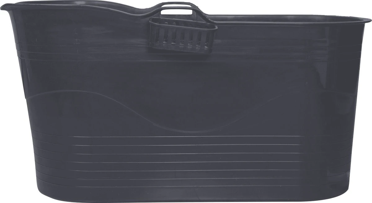 LIFEBATH - Zitbad Mira - Bath Bucket XL - 400L - Ligbad 122 Cm - Donkergrijs 3 LIFEBATH - Zitbad Mira - Bath Bucket XL - 400L - Ligbad 122 Cm - Donkergrijs - Afbeelding 3