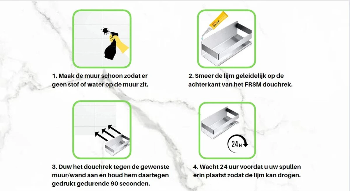 Merkloos Doucherek- Douchemand- Badkamerrek- Badkamer Organiser- Badkamer Organizer-Rekje Voor In De Douche- Badkamer Plank-Rekje Voor Shampoo- RVS- Zonder Boren- Zelfklevend- Rechthoek Vorm- Met Of Zonder Schroeven- Ophangbaar- Met Lijm- 20 Cm- Zwart 8 Merkloos Doucherek- Douchemand- Badkamerrek- Badkamer Organiser- Badkamer Organizer-Rekje Voor In De Douche- Badkamer Plank-Rekje Voor Shampoo- RVS- Zonder Boren- Zelfklevend- Rechthoek Vorm- Met Of Zonder Schroeven- Ophangbaar- Met Lijm- 20 Cm- Zwart - Afbeelding 8