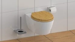 SCHÜTTE WC-Bril 81101 NATURAL BAMBOO - Massief Bamboe - Soft Close - Verchroomde Scharnieren 13 SCHÜTTE WC-Bril 81101 NATURAL BAMBOO - Massief Bamboe - Soft Close - Verchroomde Scharnieren -Merkloos Verkoop 1200x675 29
