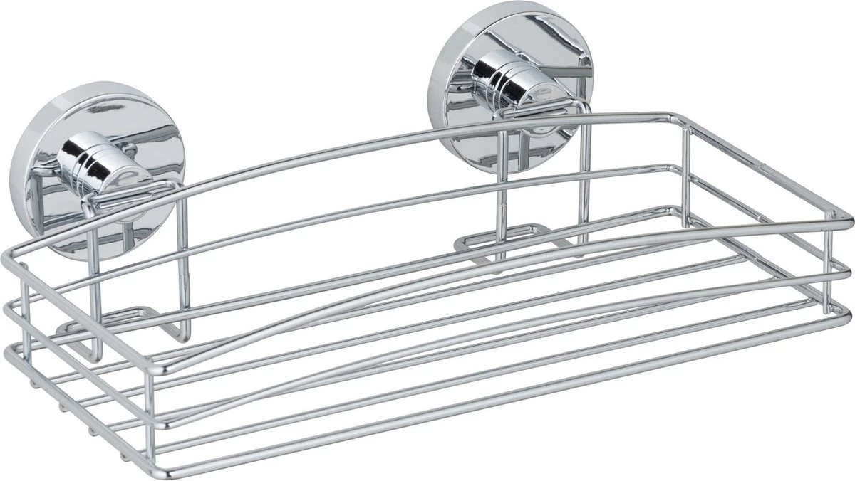 WENKO Vacuum-Loc Doucherek Chroom - Bevestigen Zonder Boren 1 WENKO Vacuum-Loc Doucherek Chroom - Bevestigen Zonder Boren