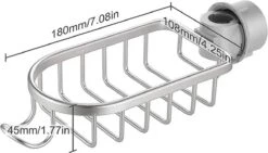 MLN Basics® Doucherek | Chroom | Zonder Boren Of Zuignap 7 MLN Basics® Doucherek | Chroom | Zonder Boren Of Zuignap -Merkloos Verkoop 1200x686