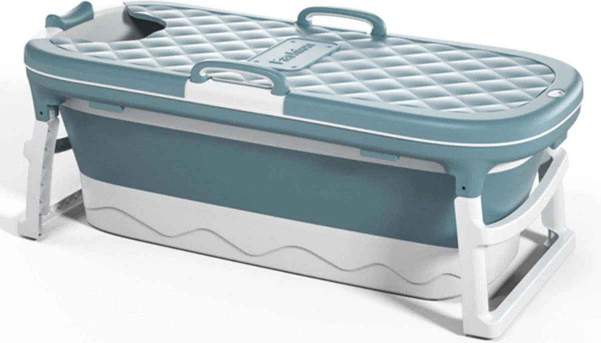 Simple Fix Zitbad - 115cm - Opvouwbaar Bad - Bath Bucket - Zitbad Voor Volwassenen & Kinderen - 160L - Blauw 1 Simple Fix Zitbad - 115cm - Opvouwbaar Bad - Bath Bucket - Zitbad Voor Volwassenen & Kinderen - 160L - Blauw