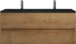 Badkamermeubel Angela 120cm Eiken - Badmeubel Met Zwarte Wastafel 21 Badkamermeubel Angela 120cm Eiken - Badmeubel Met Zwarte Wastafel -Merkloos Verkoop 1200x689 1