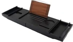 Merkloos Decopatent® Badplank - Uitschuifbaar 75 -> 110 Cm - Verstelbaar Bamboe Badrekje Voor In Bad - Boekenhouder - Tablethouder - Zwart 19 Merkloos Decopatent® Badplank - Uitschuifbaar 75 -> 110 Cm - Verstelbaar Bamboe Badrekje Voor In Bad - Boekenhouder - Tablethouder - Zwart -Merkloos Verkoop 1200x691