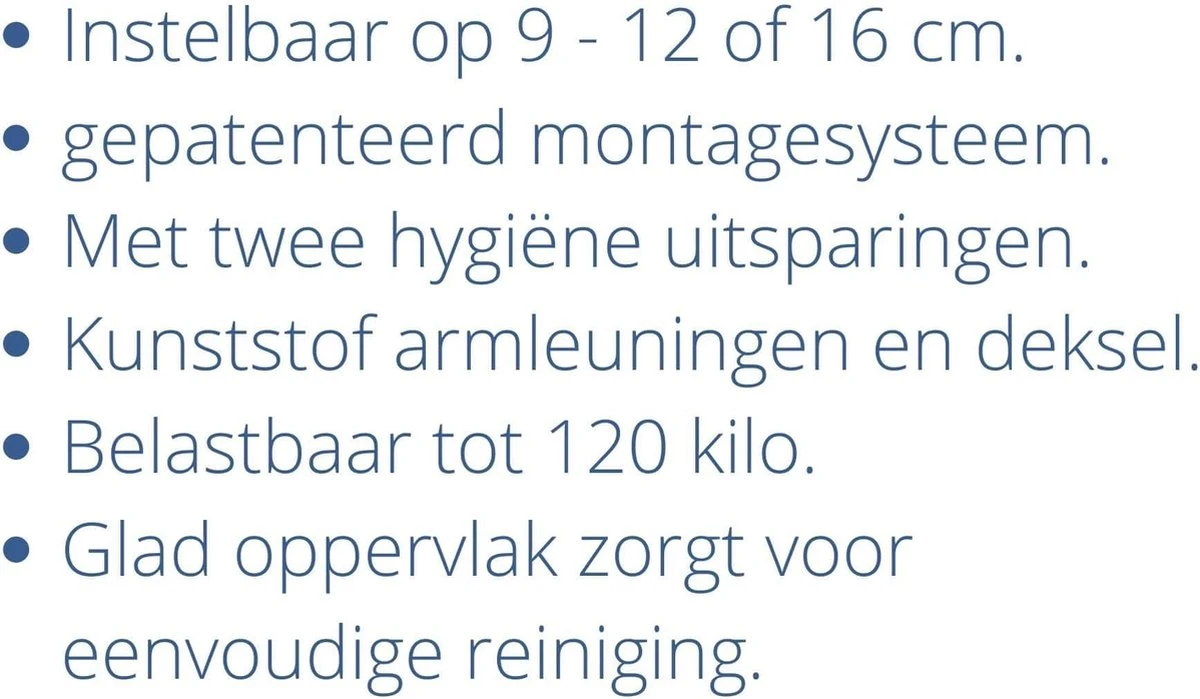 TSE 120 Plus Toiletverhoger 9 TSE 120 Plus Toiletverhoger - Afbeelding 9