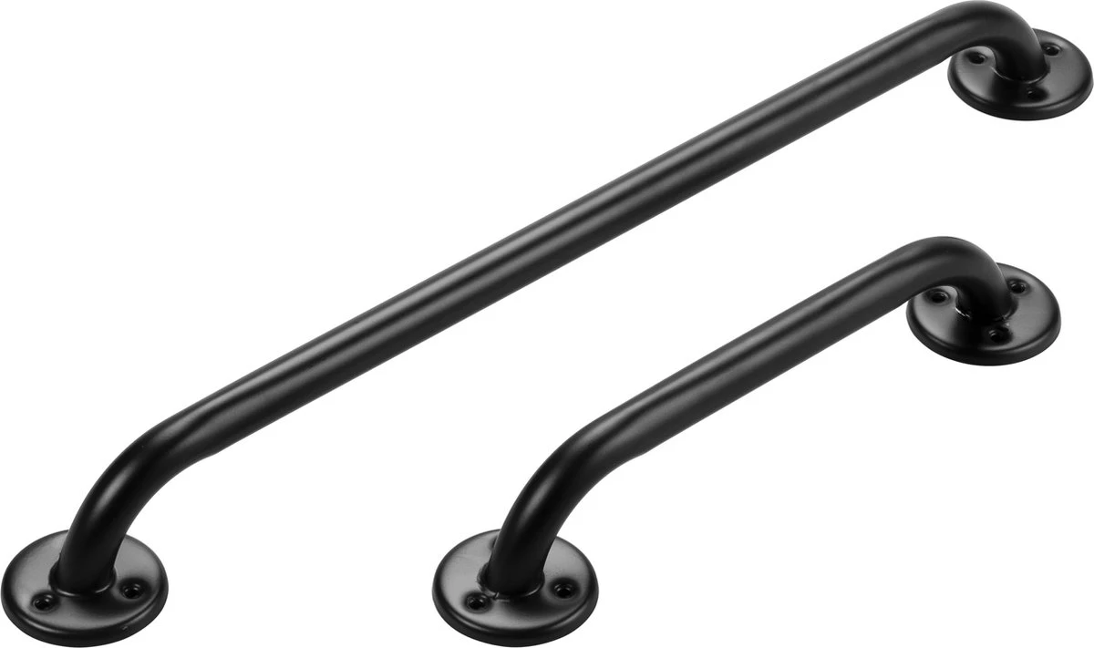 Wandbeugel Mat Zwart 30 Cm. Handgreep / Wandgreep Voor Badkamer / Douche / Toilet. Toiletbeugel / Badgreep / Douchegreep 3 Wandbeugel Mat Zwart 30 Cm. Handgreep / Wandgreep Voor Badkamer / Douche / Toilet. Toiletbeugel / Badgreep / Douchegreep - Afbeelding 3