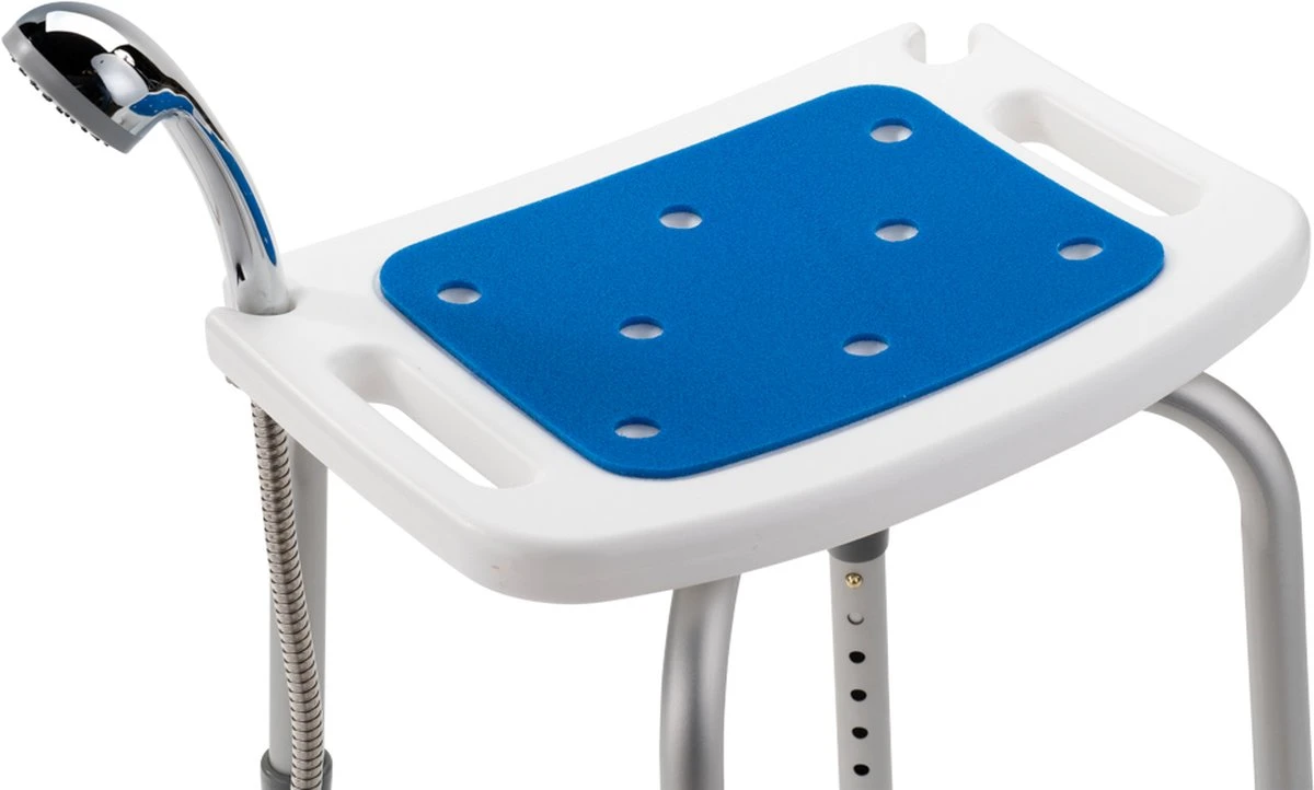 Douchekruk Met Douchekop Houders En Handgrepen- Antislip - Lichtgewicht En In Hoogte Verstelbaar 2 Douchekruk Met Douchekop Houders En Handgrepen- Antislip - Lichtgewicht En In Hoogte Verstelbaar - Afbeelding 2