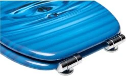 IGOODS WC-brillen - Toiletbrilhoes - 1 St - Universeel - Toiletdeksel Met Softclose - Houten Toiletdeksel - Marineblauw -Merkloos Verkoop 1200x723 1