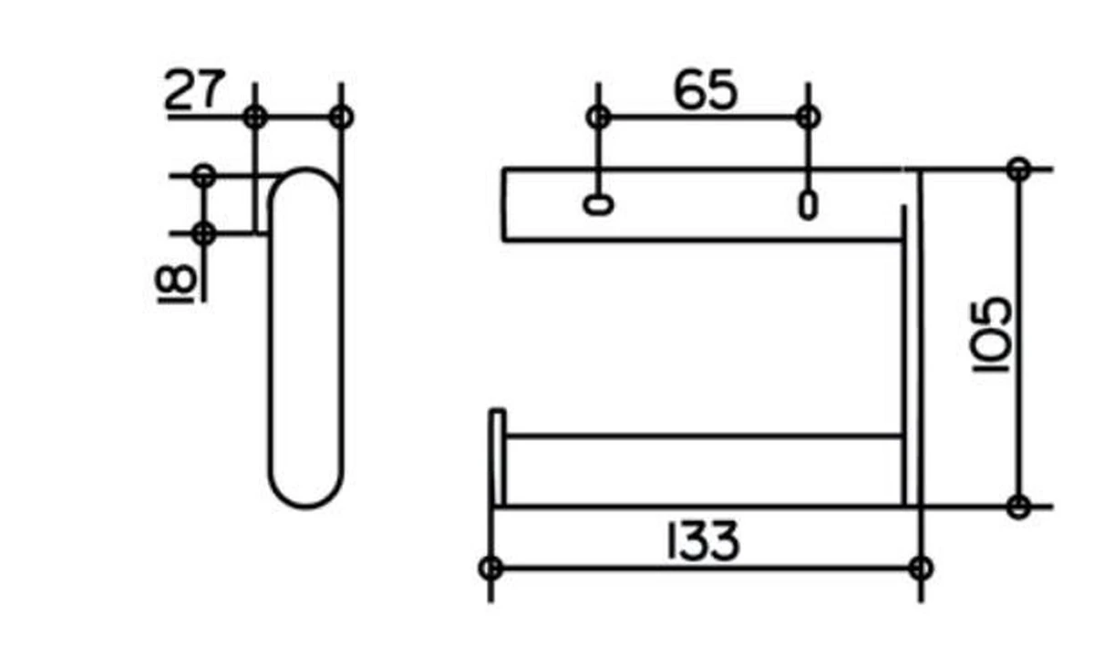 Toiletrolhouder Keuco Plan Chroom 14962 2 Toiletrolhouder Keuco Plan Chroom 14962 - Afbeelding 2