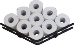 LOFT42 Jef Reserverolhouder - Zwart Metaal - 51x10x13 -Merkloos Verkoop 1200x733