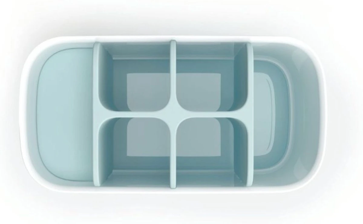 Joseph Joseph Badkamer Easy-Store Tandenborstelorganiser Large - 16.8x8.4x12.6 Cm - Creme/licht Blauw 7 Joseph Joseph Badkamer Easy-Store Tandenborstelorganiser Large - 16.8x8.4x12.6 Cm - Creme/licht Blauw - Afbeelding 7