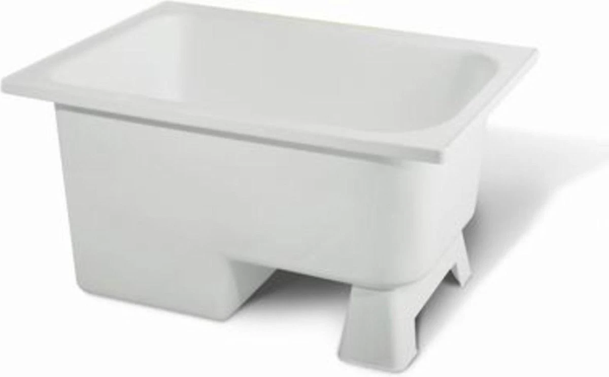 Zitbad Vrijstaand Marinella Rechthoek 65x105x52cm Polypropyleen Mat Wit 1 Zitbad Vrijstaand Marinella Rechthoek 65x105x52cm Polypropyleen Mat Wit