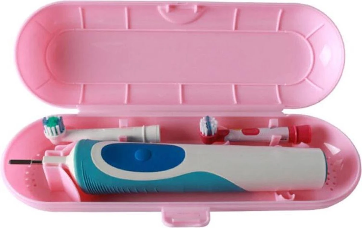 Elektrische Tandenborstel Opbergdoos Universeel - Reis Etui - Bescherm Koker - Roze - 1 Stuks 1 Elektrische Tandenborstel Opbergdoos Universeel - Reis Etui - Bescherm Koker - Roze - 1 Stuks