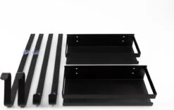 Doucherek Zonder Boren - Zwart - 2-Laags Doucherekje - Hangend Aan Douchewand 13 Doucherek Zonder Boren - Zwart - 2-Laags Doucherekje - Hangend Aan Douchewand -Merkloos Verkoop 1200x758