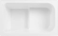 Saqu Zitbad - Mobiel Bad - 103x65cm - Wit - Incl Bijbehorende Poot En Zonder Afvoer -Merkloos Verkoop 1200x759 1