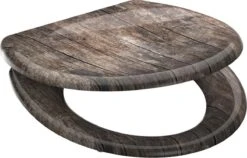 SCHÜTTE WC-Bril 82368 OLD WOOD - Duroplast - Soft Close - Afklikbaar - RVS-Scharnieren - Decor - 3-zijdige Print 13 SCHÜTTE WC-Bril 82368 OLD WOOD - Duroplast - Soft Close - Afklikbaar - RVS-Scharnieren - Decor - 3-zijdige Print -Merkloos Verkoop 1200x768 2
