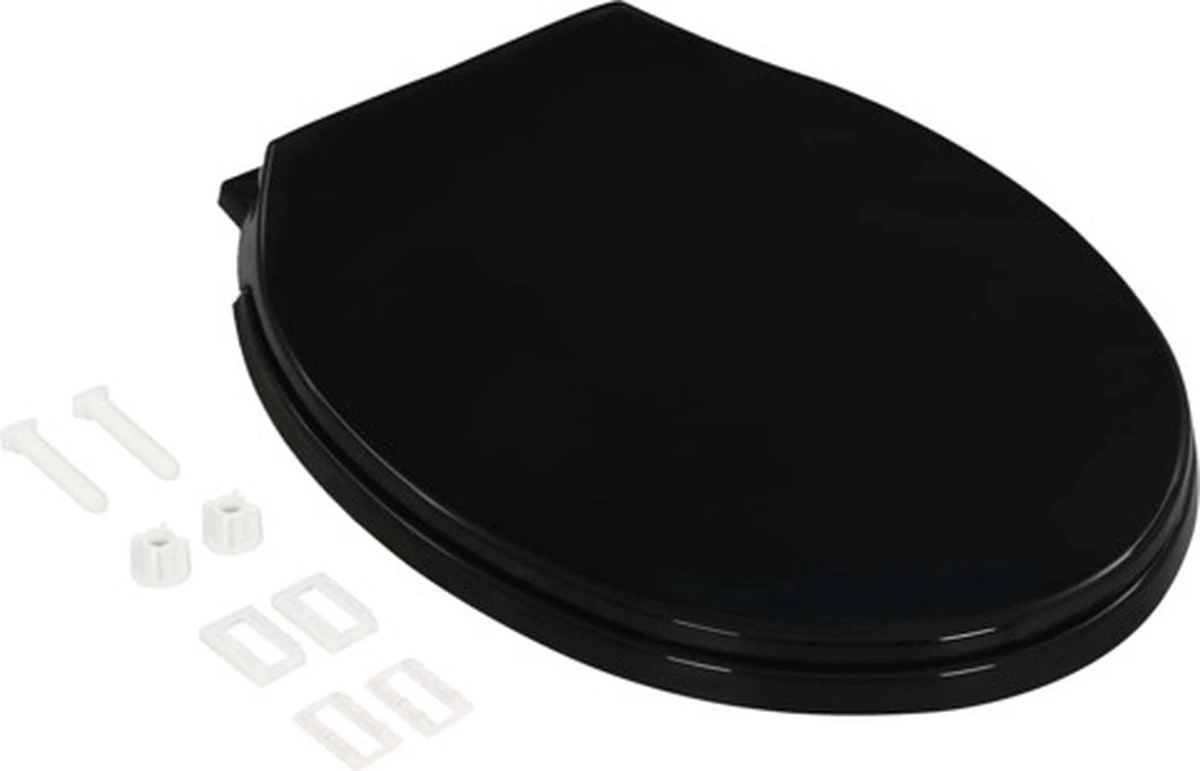 VidaXL Toiletbril Soft-close Met Quick-release Ontwerp Zwart 6 VidaXL Toiletbril Soft-close Met Quick-release Ontwerp Zwart - Afbeelding 6