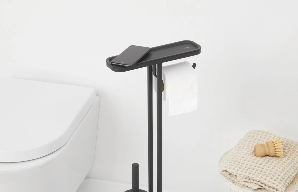 Brabantia MindSet Toiletbutler - Mineral Infinite Grey 6 Brabantia MindSet Toiletbutler - Mineral Infinite Grey - Afbeelding 6