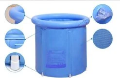 OpblaasbaarDirect | Opblaasbaar Bad - 1 Persoons Balkonbad - IJsbad / Tub Met Afvoerslang En Opblaasbare Rand - Met Comfortable Zitting - 75x80cm - Ijschallenge -Merkloos Verkoop 1200x780 1