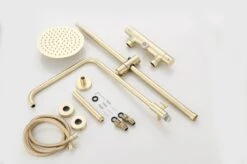 Wesseling & Bos Doucheset - Regendouche Mat Goud Geborsteld - Doucheset Met Thermostaatkraan - Atlanta 28 Wesseling & Bos Doucheset - Regendouche Mat Goud Geborsteld - Doucheset Met Thermostaatkraan - Atlanta -Merkloos Verkoop 1200x796 2