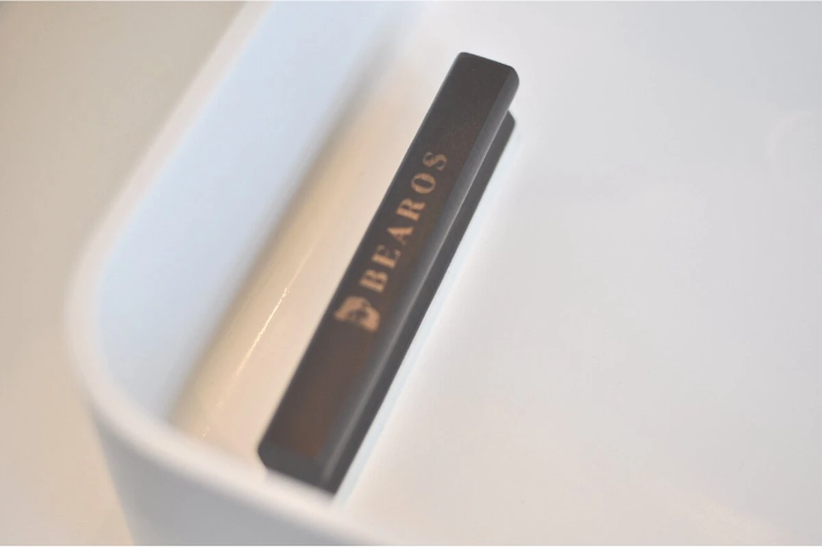 Bearos Baardbar - Zwart - Baardhaar Opruimen - Schoonmaken - Badkamer Accessoire - Baard Accessoire - Opruimen Badkamer - Zelfverzorging Voor Een Man - Hygiëne - Cadeau 2 Bearos Baardbar - Zwart - Baardhaar Opruimen - Schoonmaken - Badkamer Accessoire - Baard Accessoire - Opruimen Badkamer - Zelfverzorging Voor Een Man - Hygiëne - Cadeau - Afbeelding 2