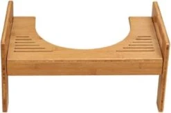 Merkloos Decopatent® Bamboe Toiletkrukje - WC Krukje - Juiste Zithouding Op Het Toilet - Betere Stoelgang Door Natuurlijke Hurkhouding -Merkloos Verkoop 1200x798 12