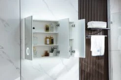 Merkloos Spiegelkast Badkamer - Spiegelkast - Badkamermeubel - Spiegelkast Met Verlichting - 100 X 70 Cm -Merkloos Verkoop 1200x799 17