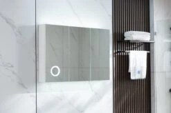 Merkloos Spiegelkast Badkamer - Spiegelkast - Badkamermeubel - Spiegelkast Met Verlichting - 100 X 70 Cm -Merkloos Verkoop 1200x799 18