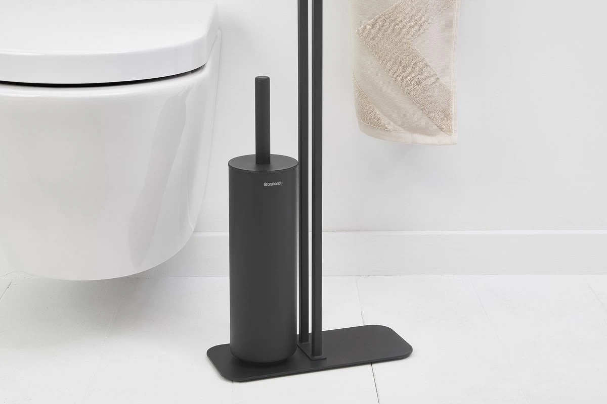 Brabantia MindSet Toiletbutler - Mineral Infinite Grey 4 Brabantia MindSet Toiletbutler - Mineral Infinite Grey - Afbeelding 4