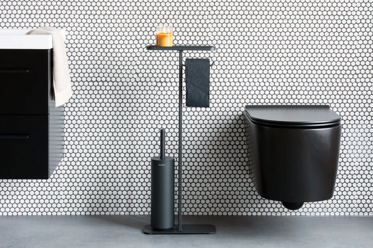 Brabantia MindSet Toiletbutler - Mineral Infinite Grey 12 Brabantia MindSet Toiletbutler - Mineral Infinite Grey - Afbeelding 12