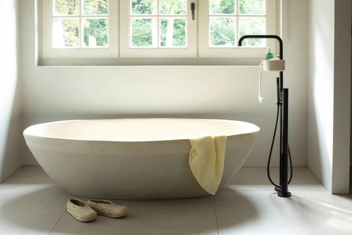 Brabantia ReNew Doucherek - Zonder Boren - Soft Beige 5 Brabantia ReNew Doucherek - Zonder Boren - Soft Beige - Afbeelding 5