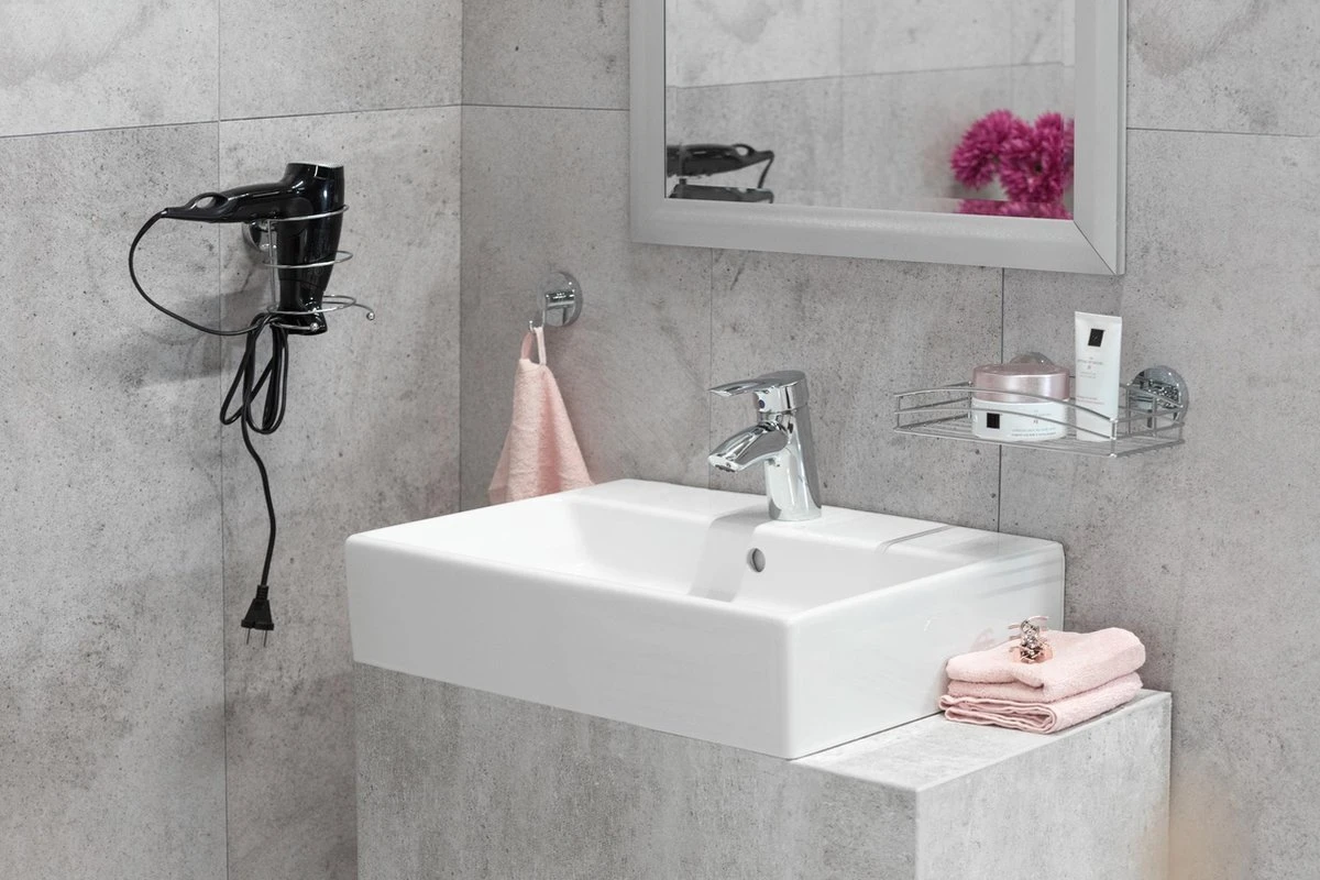 WENKO Vacuum-Loc Doucherek Chroom - Bevestigen Zonder Boren 11 WENKO Vacuum-Loc Doucherek Chroom - Bevestigen Zonder Boren - Afbeelding 11