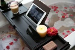 Merkloos Decopatent® Badplank - Uitschuifbaar 75 -> 110 Cm - Verstelbaar Bamboe Badrekje Voor In Bad - Boekenhouder - Tablethouder - Zwart 17 Merkloos Decopatent® Badplank - Uitschuifbaar 75 -> 110 Cm - Verstelbaar Bamboe Badrekje Voor In Bad - Boekenhouder - Tablethouder - Zwart -Merkloos Verkoop 1200x800 39