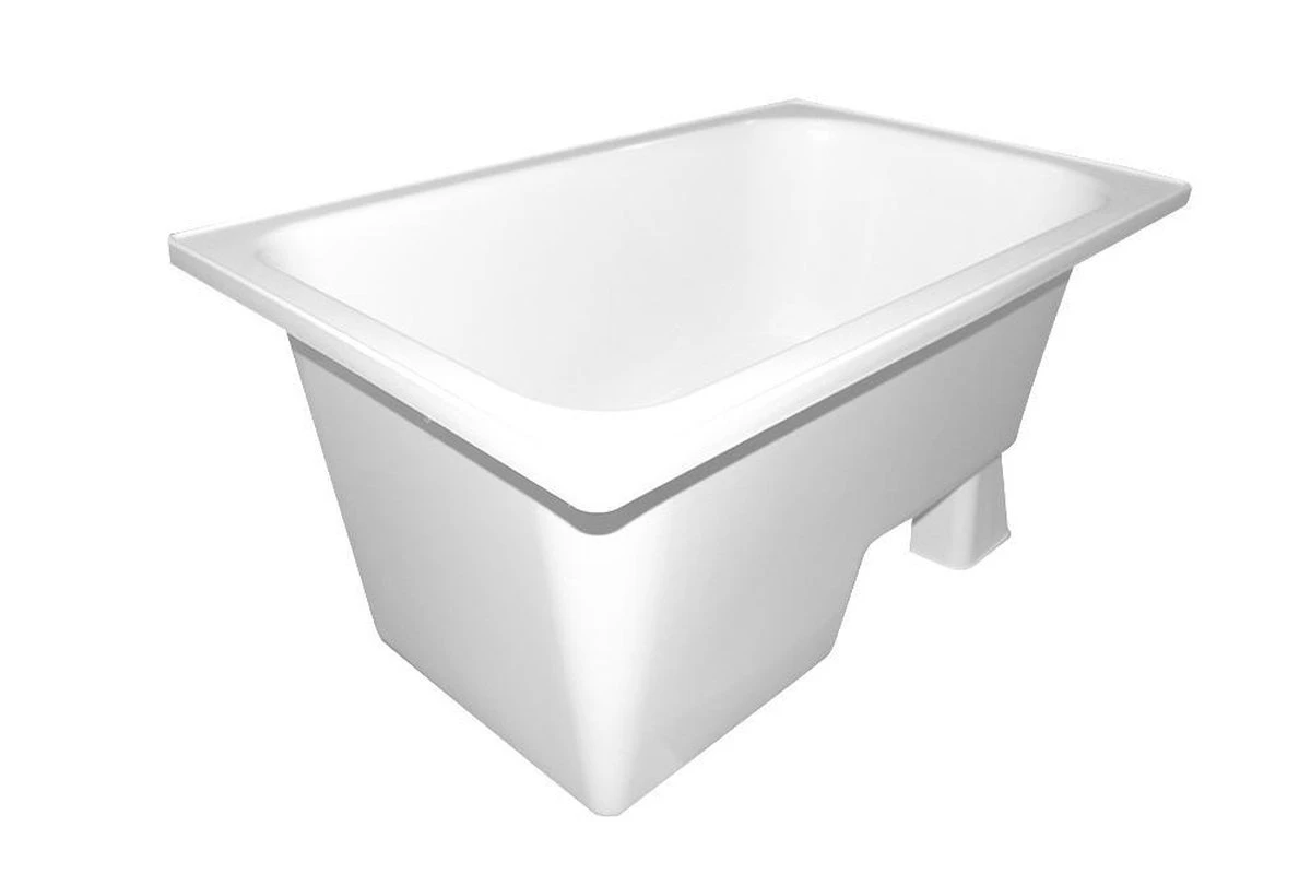 Zitbad Vrijstaand Marinella Rechthoek 65x105x52cm Polypropyleen Mat Wit 2 Zitbad Vrijstaand Marinella Rechthoek 65x105x52cm Polypropyleen Mat Wit - Afbeelding 2