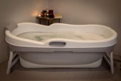 HelloBath Opvouwbaar Zitbad - Bath Bucket - 148cm - 220L - Extra Lang - Incl. Badkussen & Opberghoes -Merkloos Verkoop 1200x800 80