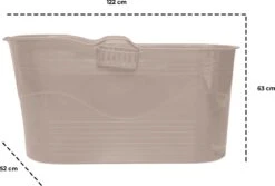 LIFEBATH - Zitbad Mira - Bath Bucket XL - 400L - Ligbad 122 Cm - Costa Rica Sand 9 LIFEBATH - Zitbad Mira - Bath Bucket XL - 400L - Ligbad 122 Cm - Costa Rica Sand -Merkloos Verkoop 1200x811 2
