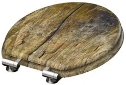 SCHÜTTE WC-Bril 80124 SOLID WOOD - MDF-Hout - Soft Close - Verchroomde Scharnieren - Decor - 3-zijdige Print -Merkloos Verkoop 1200x815 5