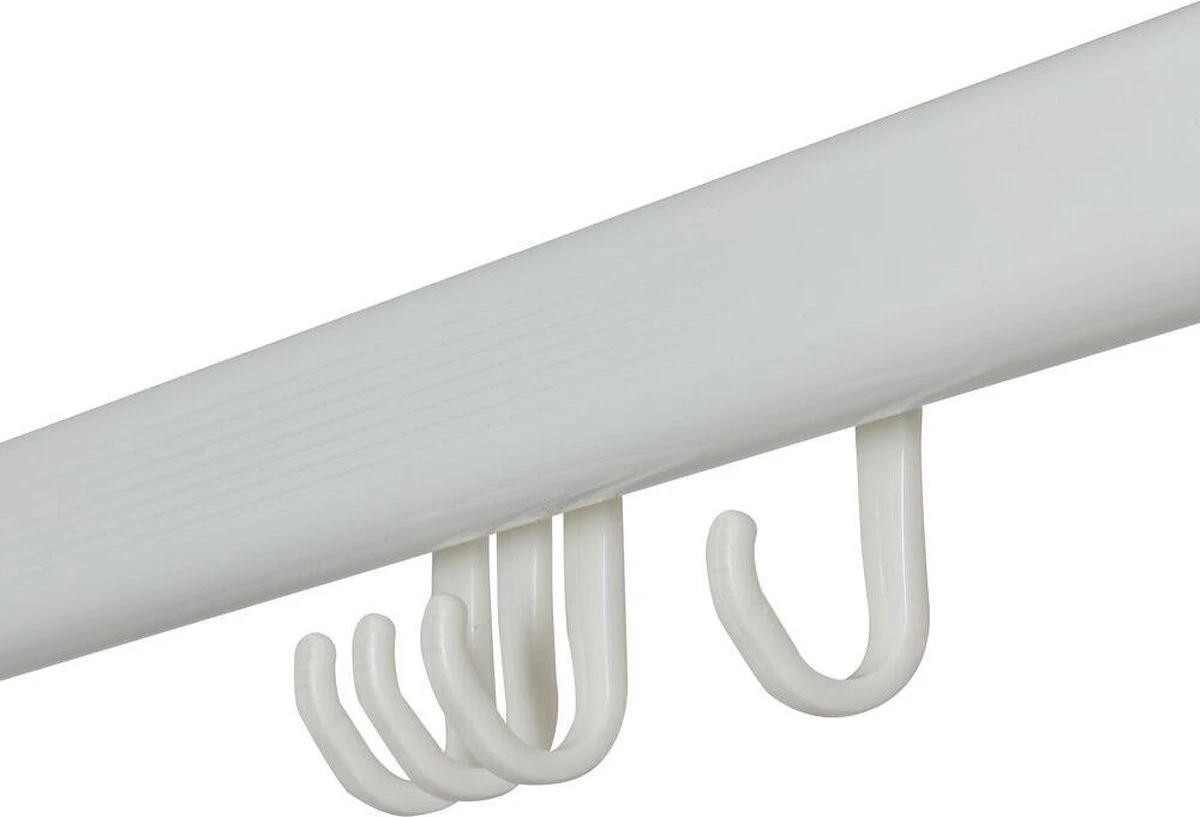 Sealskin - Easy Roll Douchegordijnstangset - 90x90x90 Cm - Wit 4 Sealskin - Easy Roll Douchegordijnstangset - 90x90x90 Cm - Wit - Afbeelding 4