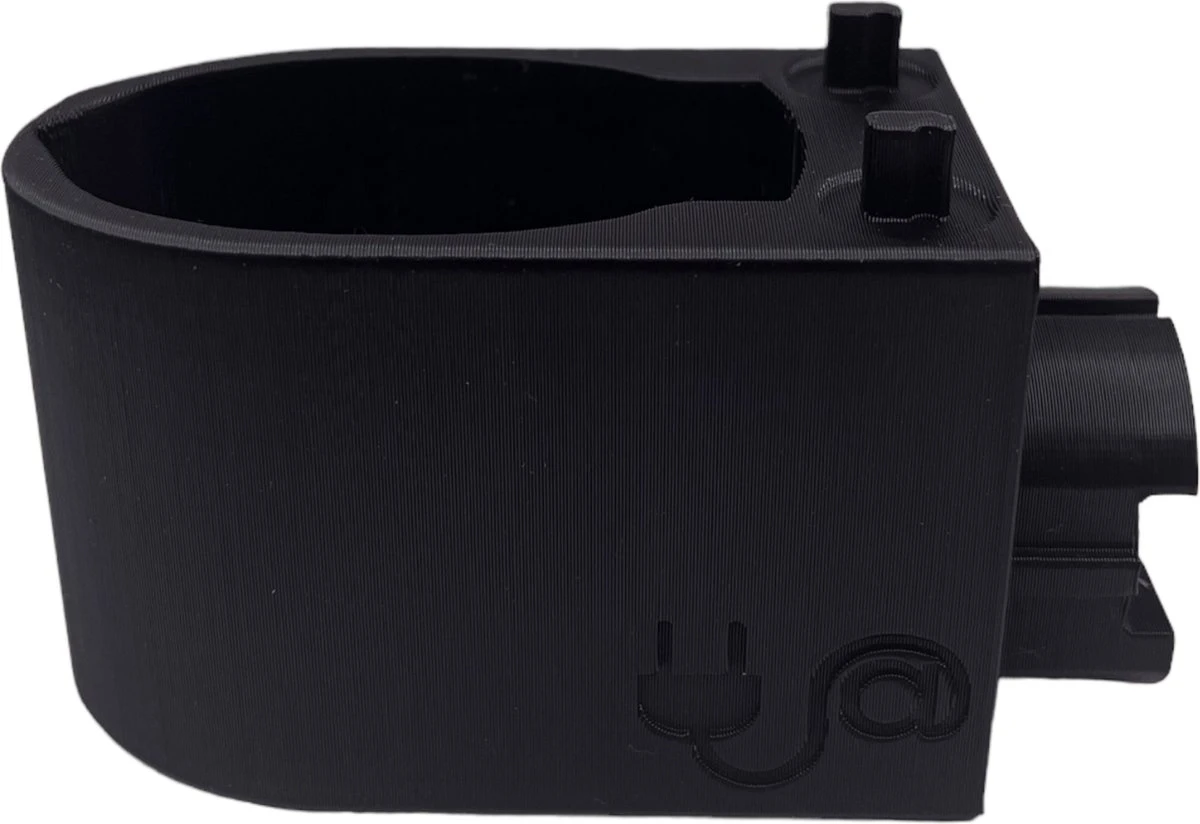 Plugware Oral-B Elektrische Tandenborstelhouder- Opzetborstelhouder - Zwart - Kabelloos Opladen - Badkamer Accessoires - Zonder Boren 3 Plugware Oral-B Elektrische Tandenborstelhouder- Opzetborstelhouder - Zwart - Kabelloos Opladen - Badkamer Accessoires - Zonder Boren - Afbeelding 3